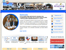 Tablet Screenshot of otic-alianza.cl